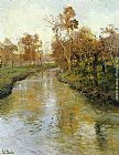 Fritz Thaulow Canvas Paintings - Autumn